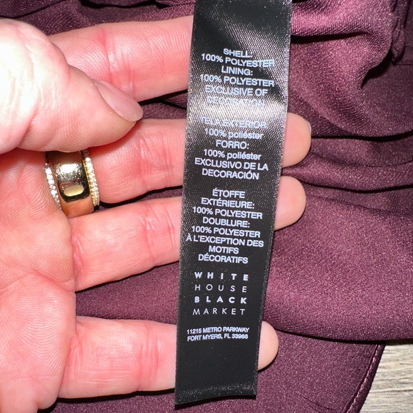 White House Black Market Silk Blend Blouse Embroidered Floral Kimono Size S NWT - Picture 7 of 9